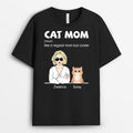 Cat Mom A Regular Mom But Cooler - Custom Cat Tees for Humans