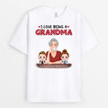 Personalized Love Being A Grandma Mommy Polka Dot T Shirts