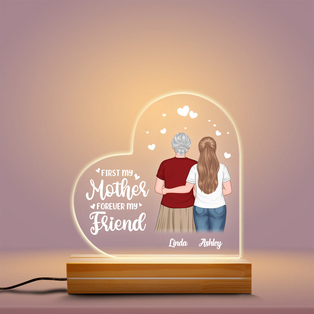 Personalized First My Mother forever My Friend Night Light