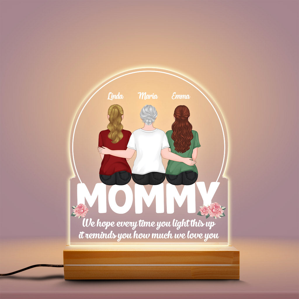 Personalized Mommy We Love You Night Light
