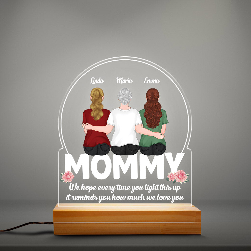 Personalized Mommy We Love You Night Light