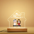 Personalized Home Is Where Mom Is Night Light