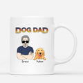Cool Dog Dad - Personalized Dog Mugs - Coffee Mug With Dog Picture