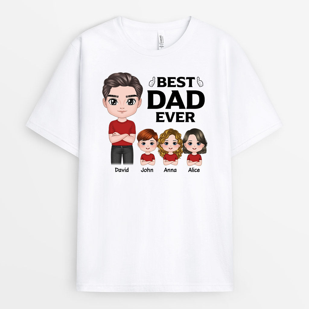 Personalized Best Dad Grandpa Ever T Shirts
