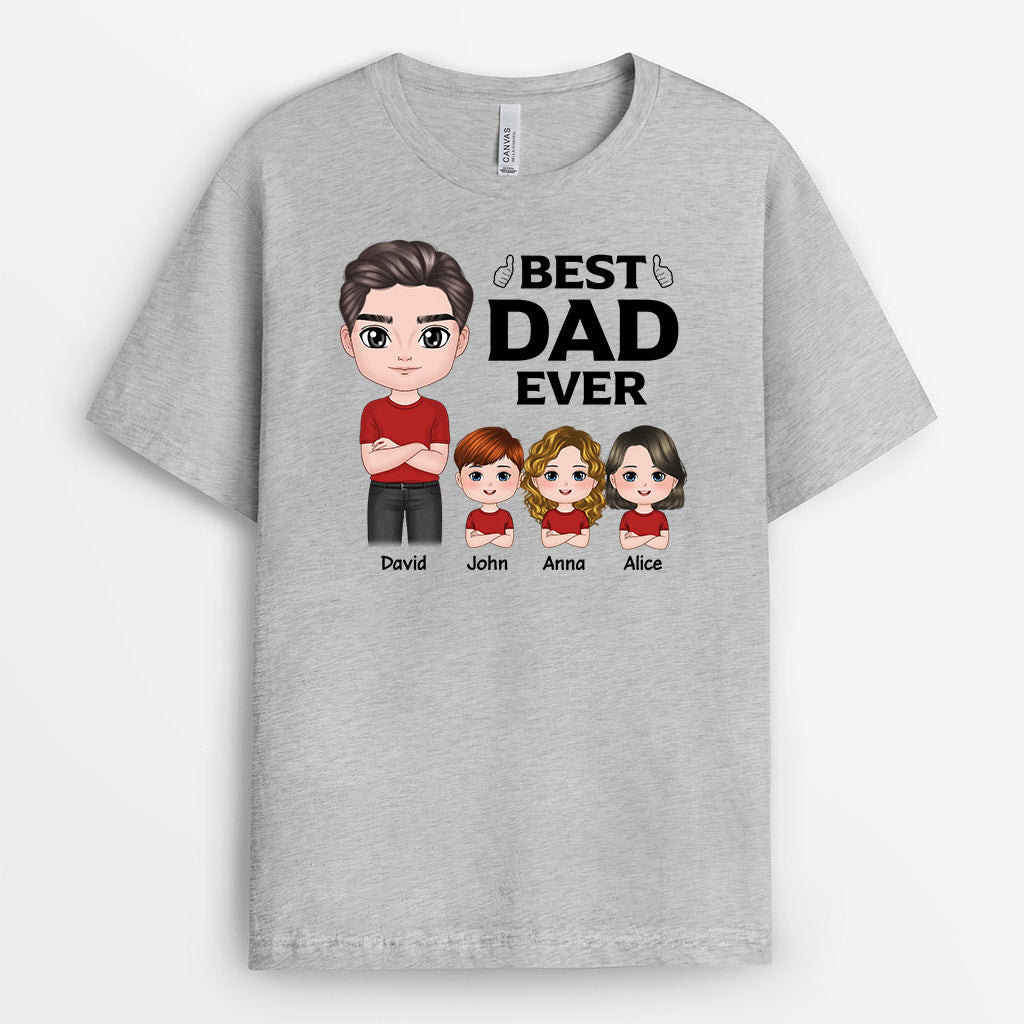 Personalized Best Dad Grandpa Ever T Shirts