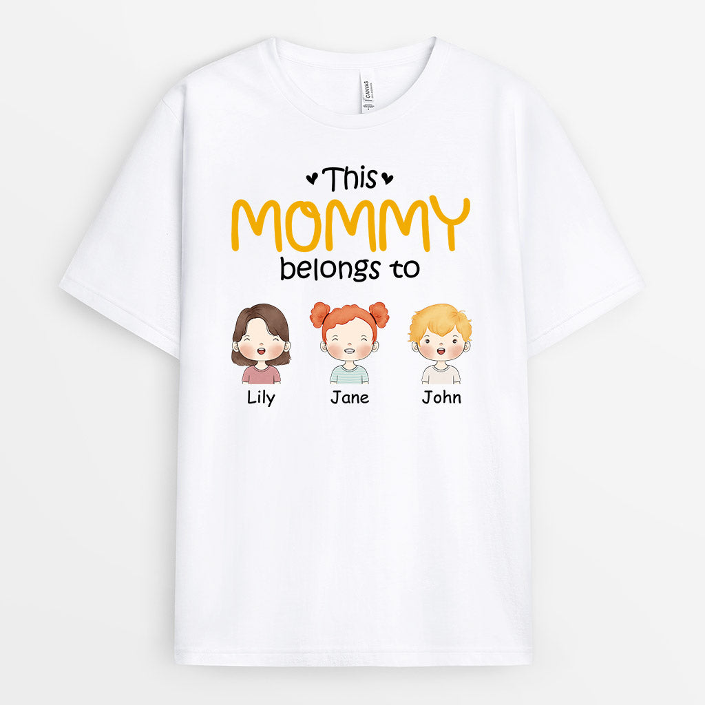 Personalized This Mommy Grandma Belongs To T Shirts