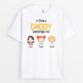 Personalized This Daddy Grandpa Belongs To T Shirts