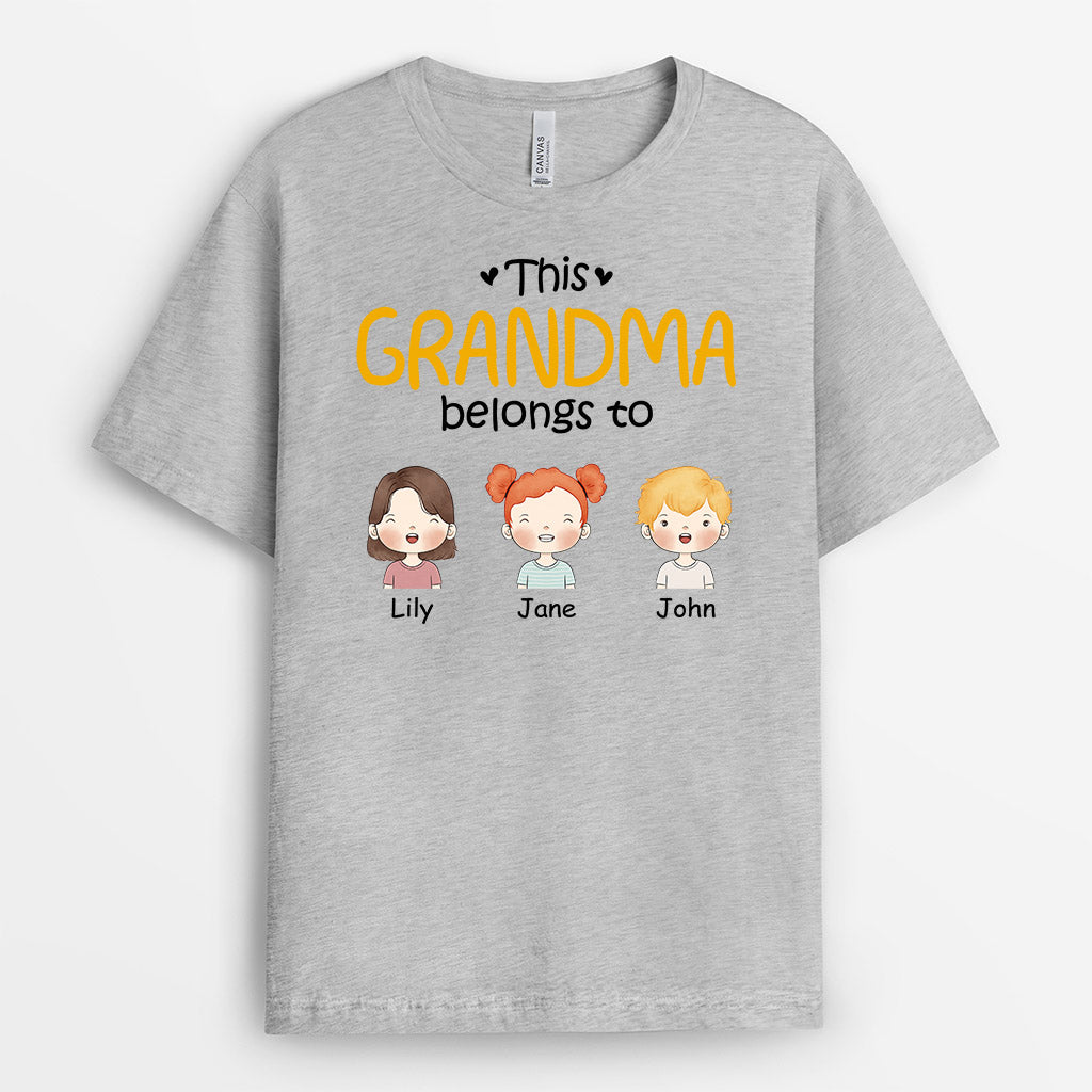 Personalized This Mommy Grandma Belongs To T Shirts