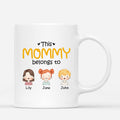 Personalized This Mommy Grandma Belongs To Mugs