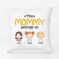 Personalized This Mommy Grandma Belongs To Pillows