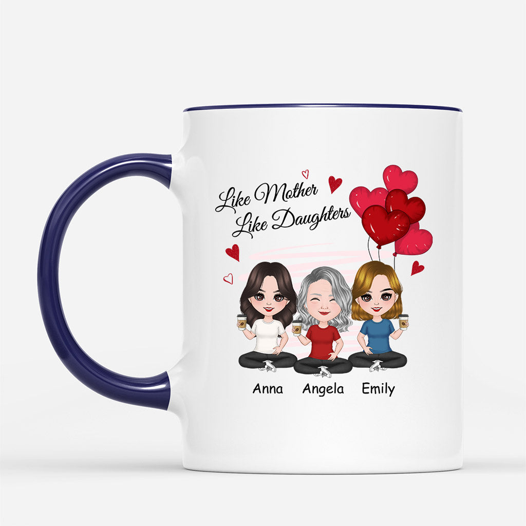 Personalized Like Mother Like Daughter Mug
