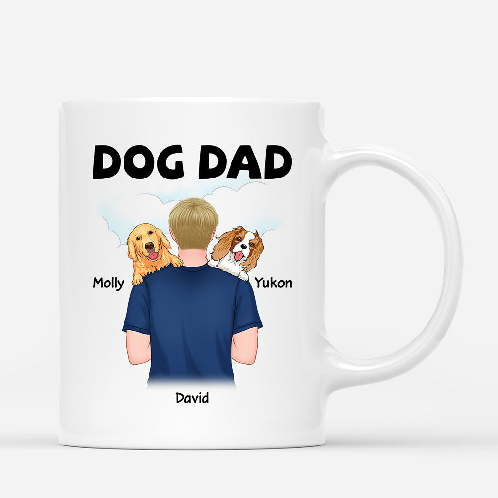 Dog Dad - Personalized Mug With Dog for Dog Owners