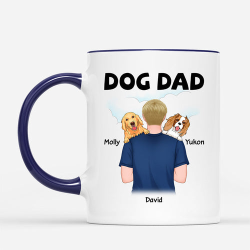 Dog Dad - Personalized Mug With Dog for Dog Owners