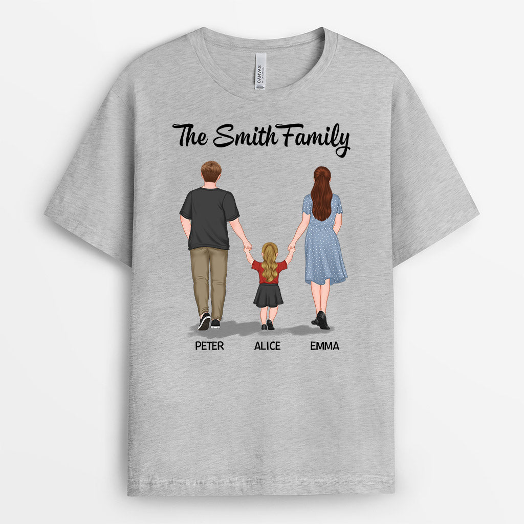Holding Hands Family Shirt Design - Personalized Gifts For Family