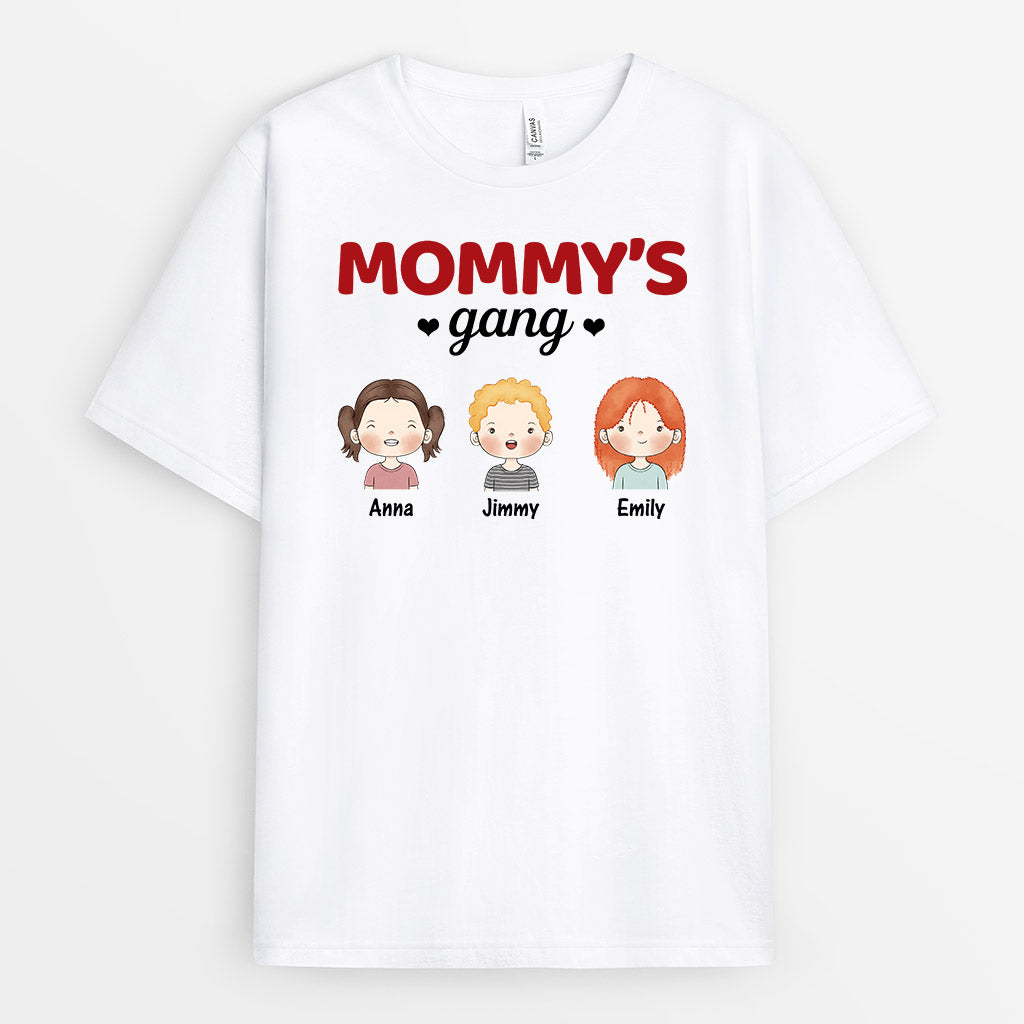 Personalized Mommy's Grandma's Nanny's Gang T-Shirt