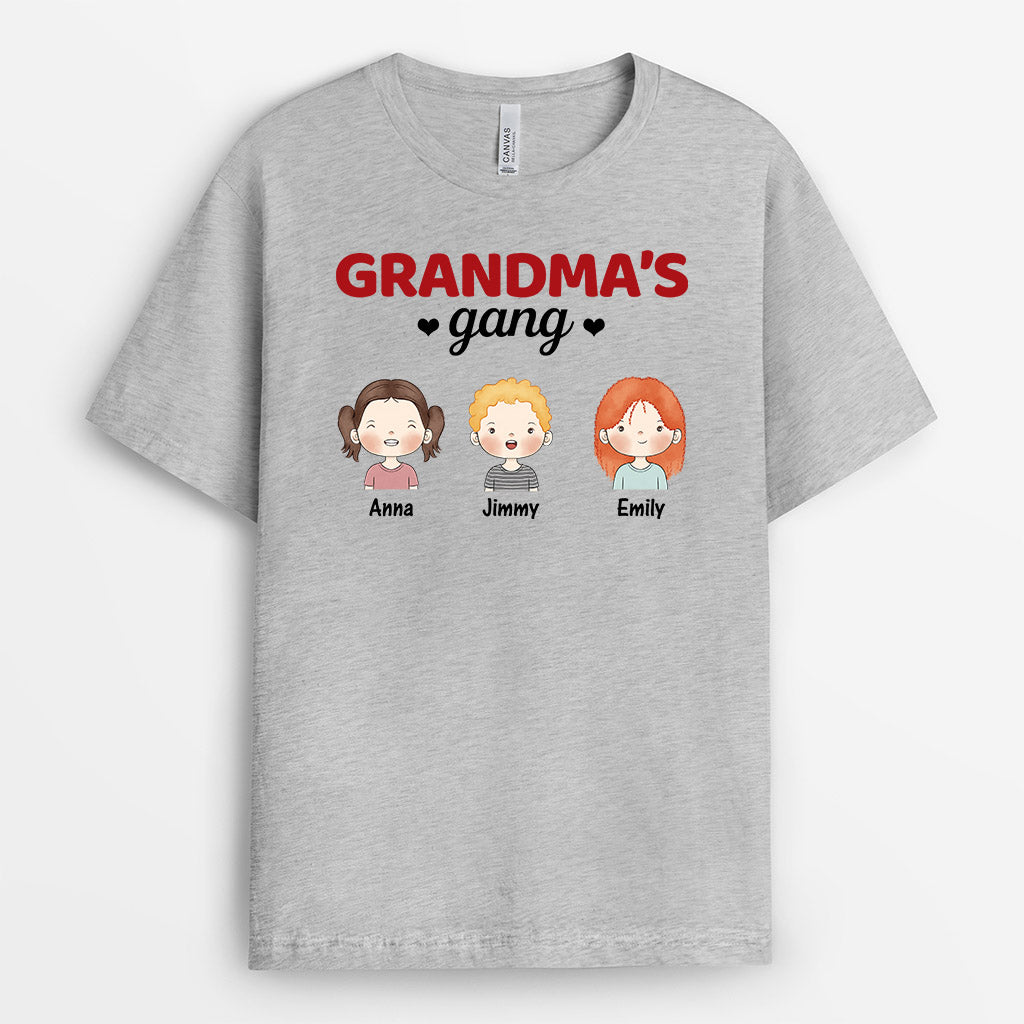 Personalized Grandma Mommys Gang T Shirt