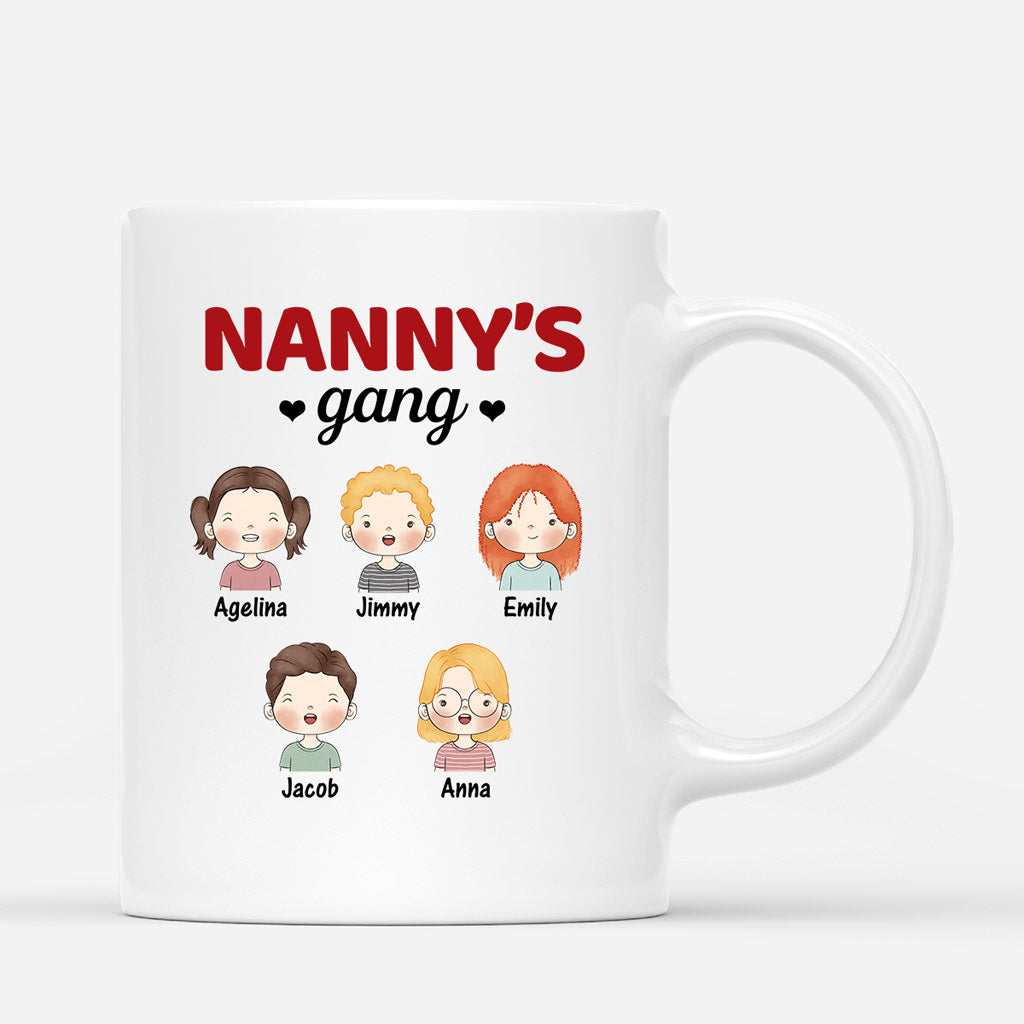 Personalized Mommy Nannys Gang Mugs