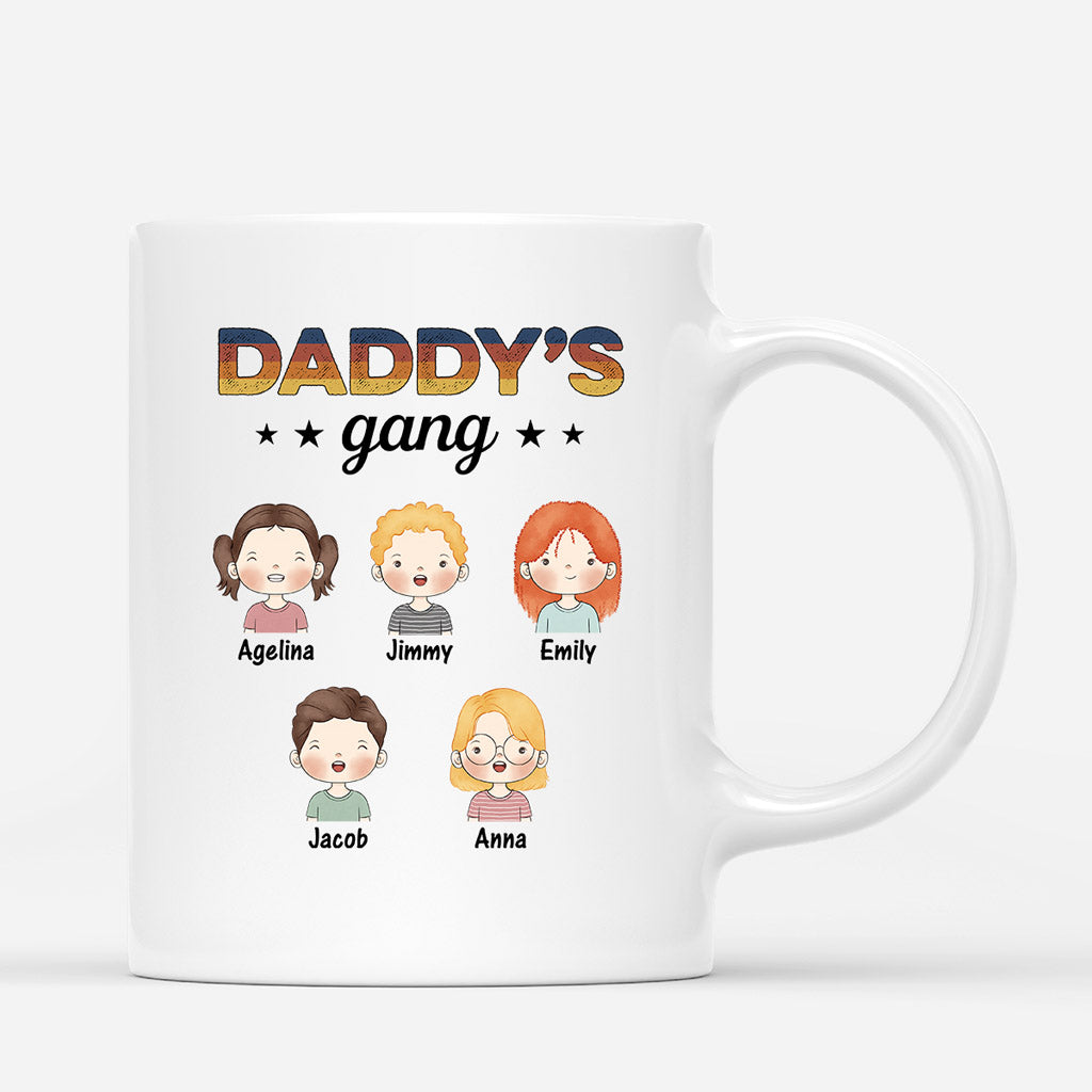 Personalized Daddy Grandpas Gang Mugs