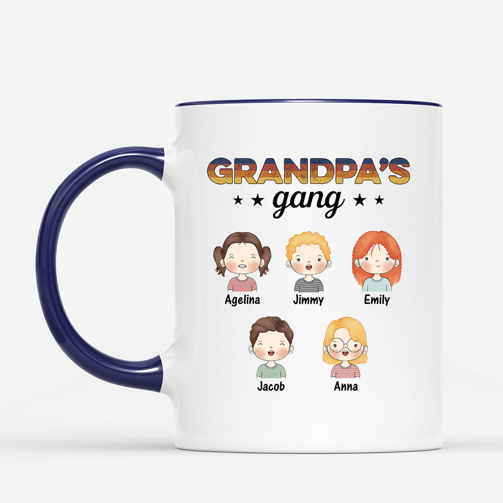 Personalized Daddy Grandpas Gang Mugs