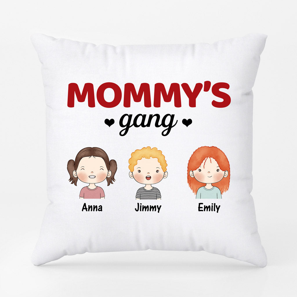 Personalized Mommy Grandmas Gang Pillows