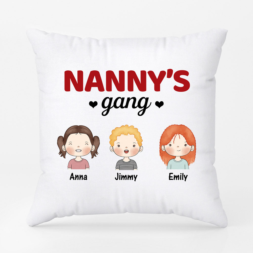 Personalized Mommy Grandmas Gang Pillows