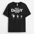 Personalized Best Daddy Grandpa Ever T-Shirt