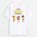 This Daddy Grandpa Belongs To - Custom Tee - Gift for Grandpa