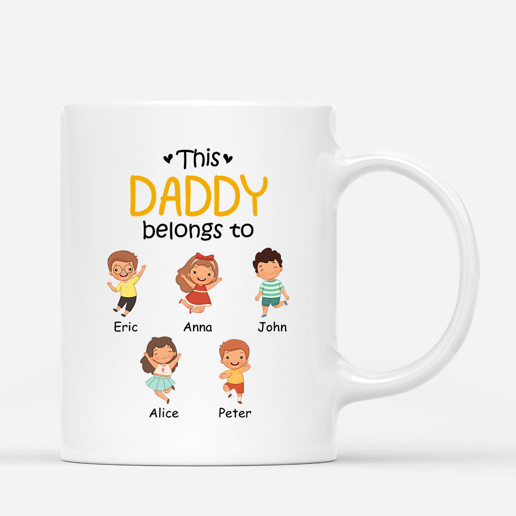 Personalized This Trustworthy Daddy/Grandpa Belongs To Mug