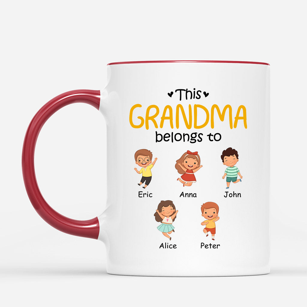 Personalized This Beautiful And Lovely Mommy/Grandma Belongs To Mug