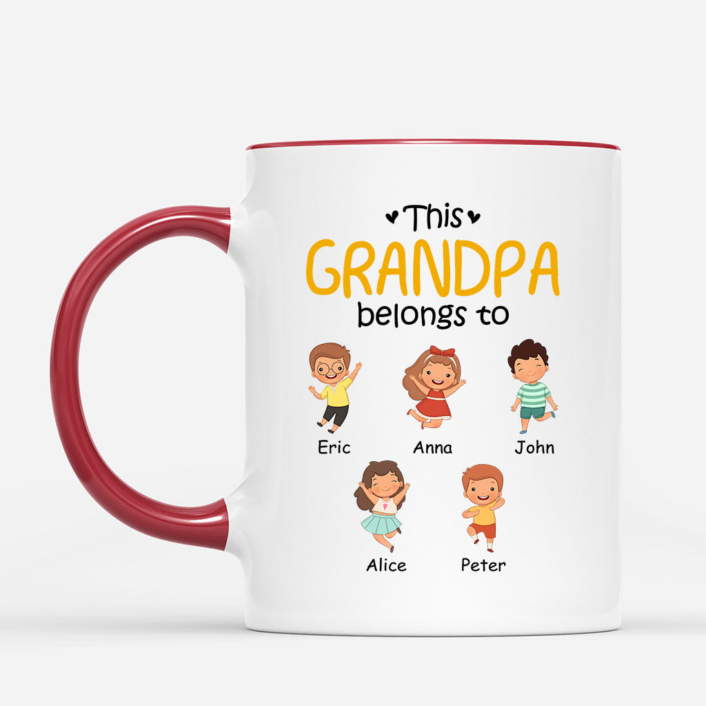 Personalized This Trustworthy Daddy/Grandpa Belongs To Mug