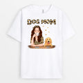 Leopard Design Dog Mom - Personalized Dog Shirt For Humans