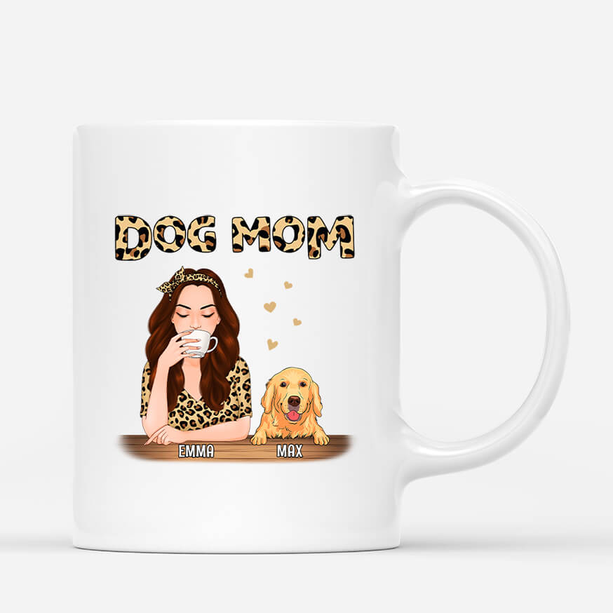 Personalized Dog Mom Mug
