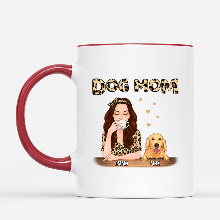 Personalized Dog Mom Mug