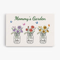 Personalized Mommy Grandma Beautiful Garden Canvas