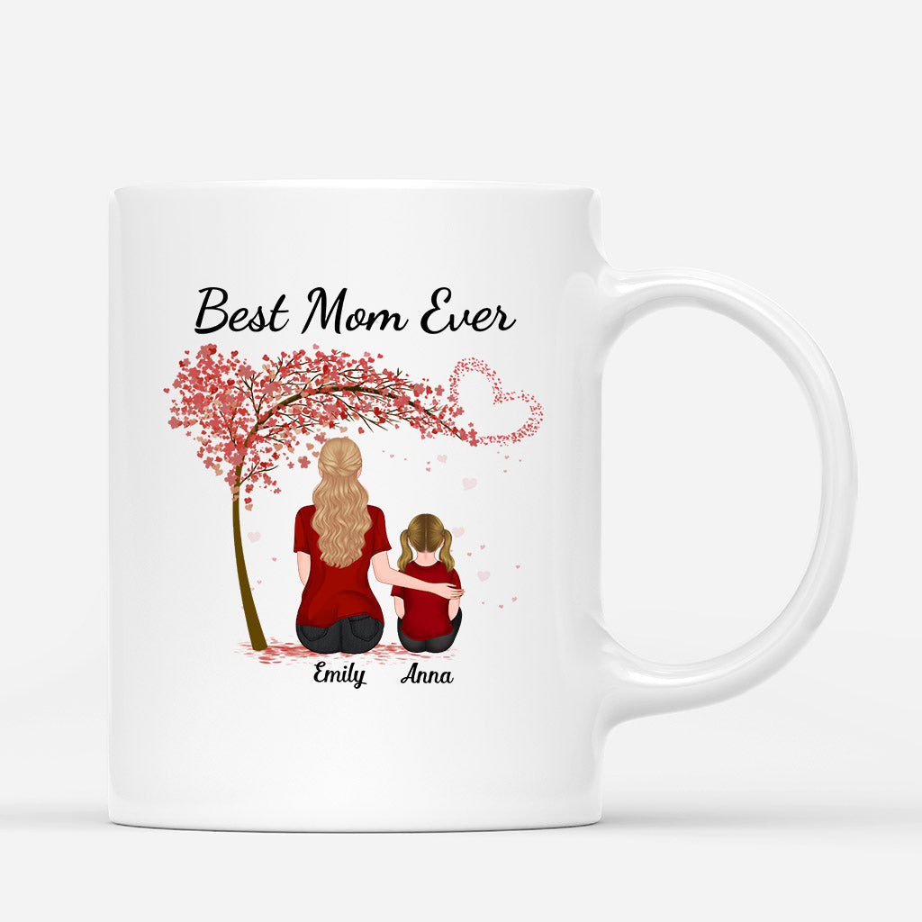 Personalized The Best Mom/Grandma Ever In This Big World Mug