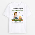 I Just Want To Work In My Garden - Customized Shirts for Dogs Lovers