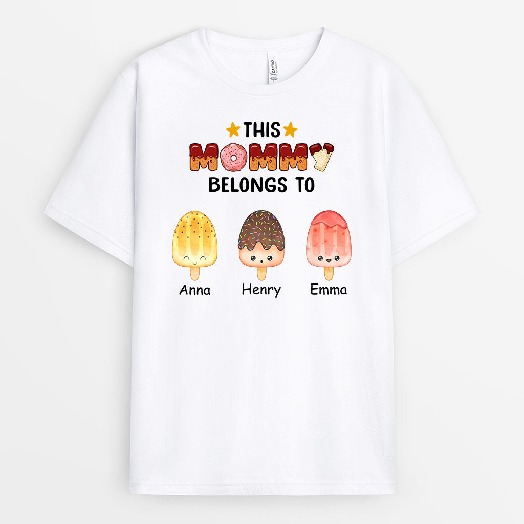 Personalized This Amazing Mom Grandma Belongs To T Shirt