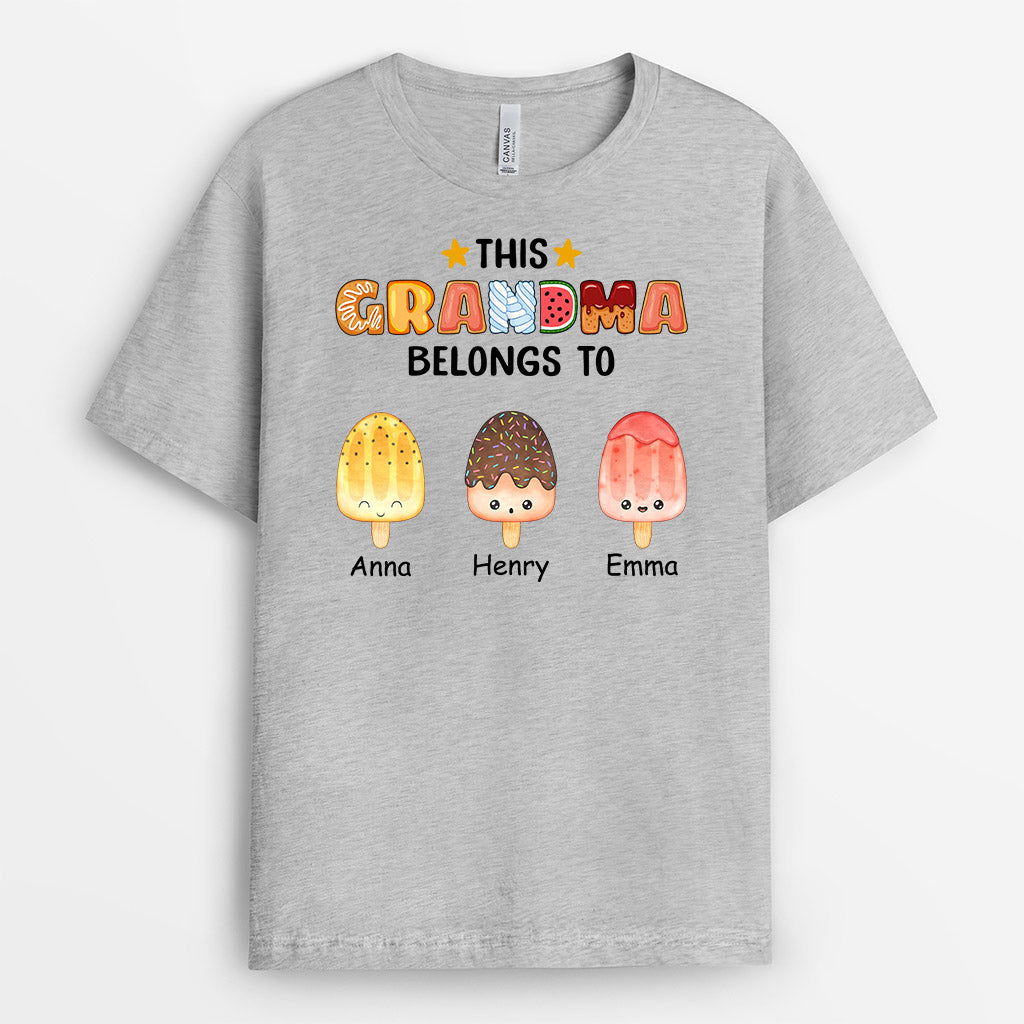 Personalized This Amazing Mom Grandma Belongs To T Shirt
