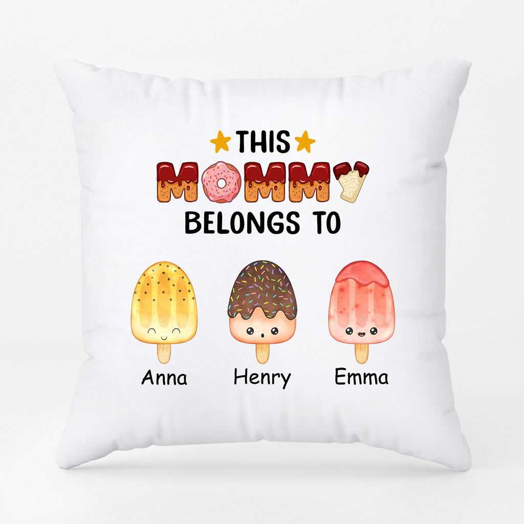 Personalized This Amazing Grandma/Mom Belongs To Pillow