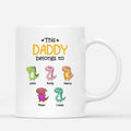 Personalized This Daddy Grandpa Belongs To Mug