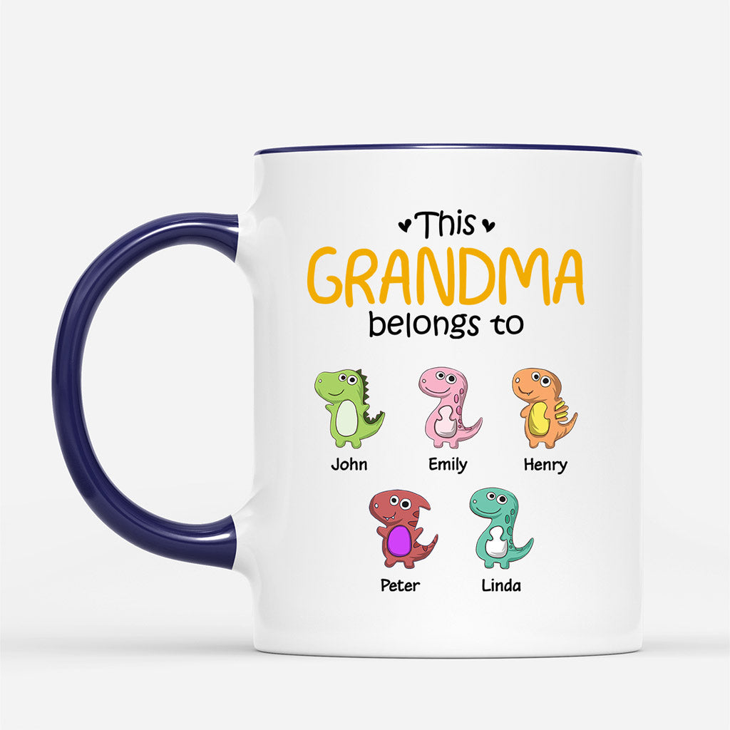 Personalized This Mommy Grandma Belongs To Mug