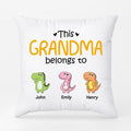 Personalized This Mommy Grandma Belongs To Pillow