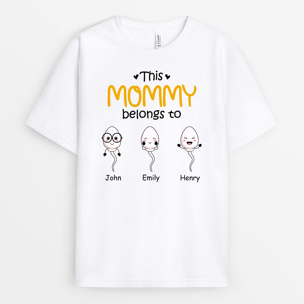Personalized This Mommy Grandma Belongs To T Shirt
