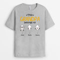 This Daddy Grandpa Belongs To - Personalized T-Shirt for Men