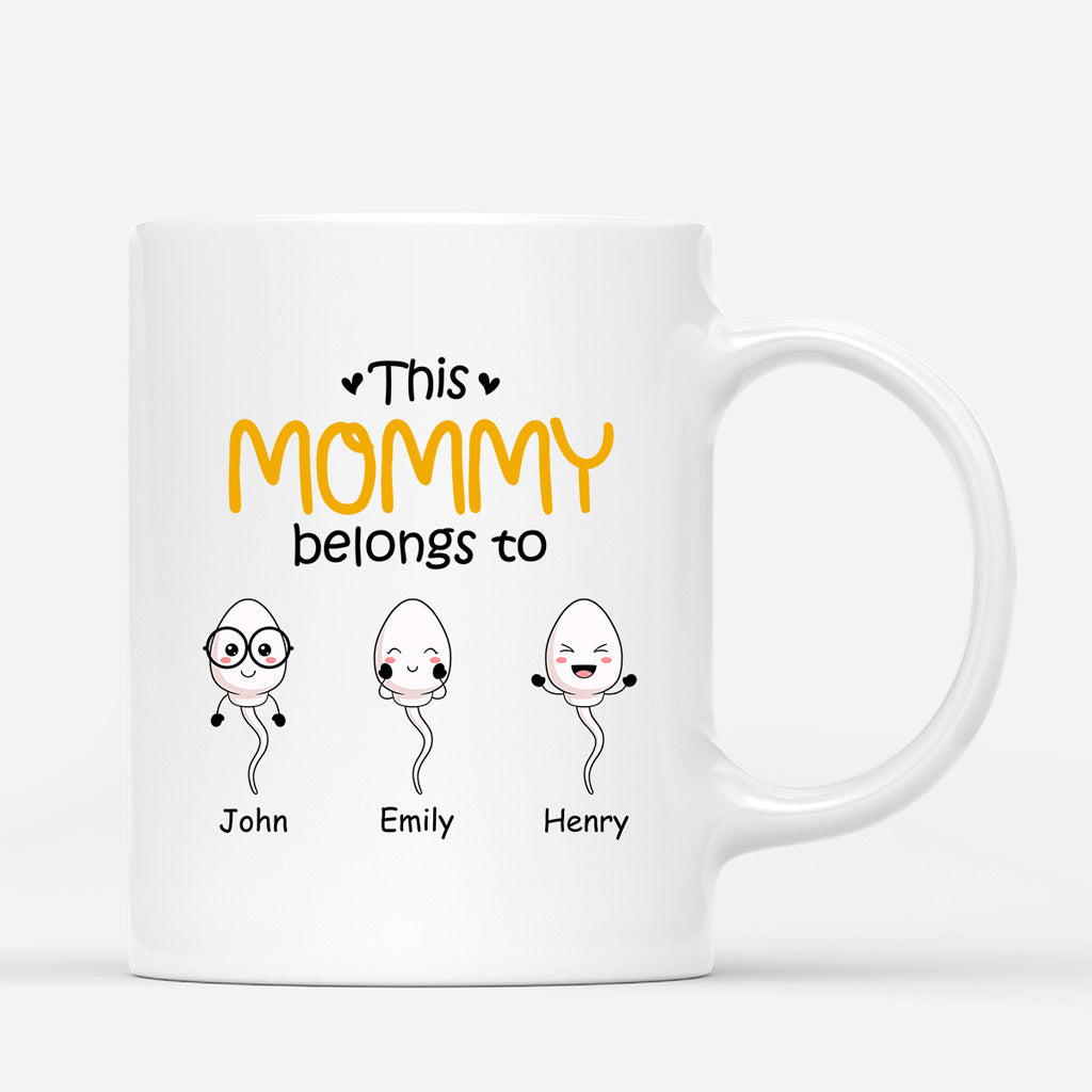 Personalized This Beautiful Mommy/Grandma All Belongs To Mug