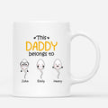 Personalized This Superhero Daddy/Grandpa Belongs To Mug
