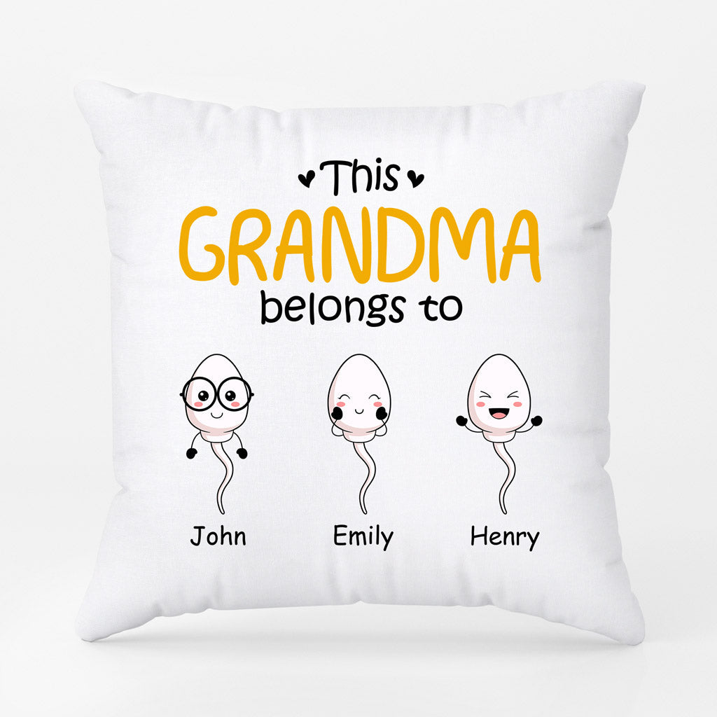Personalized This Perfect Grandma Mommy Belongs To Pillow