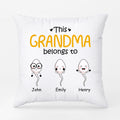 Personalized This Great Grandma Mommy Belongs To Pillow