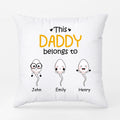 Personalized This Daddy Belongs To Pillow