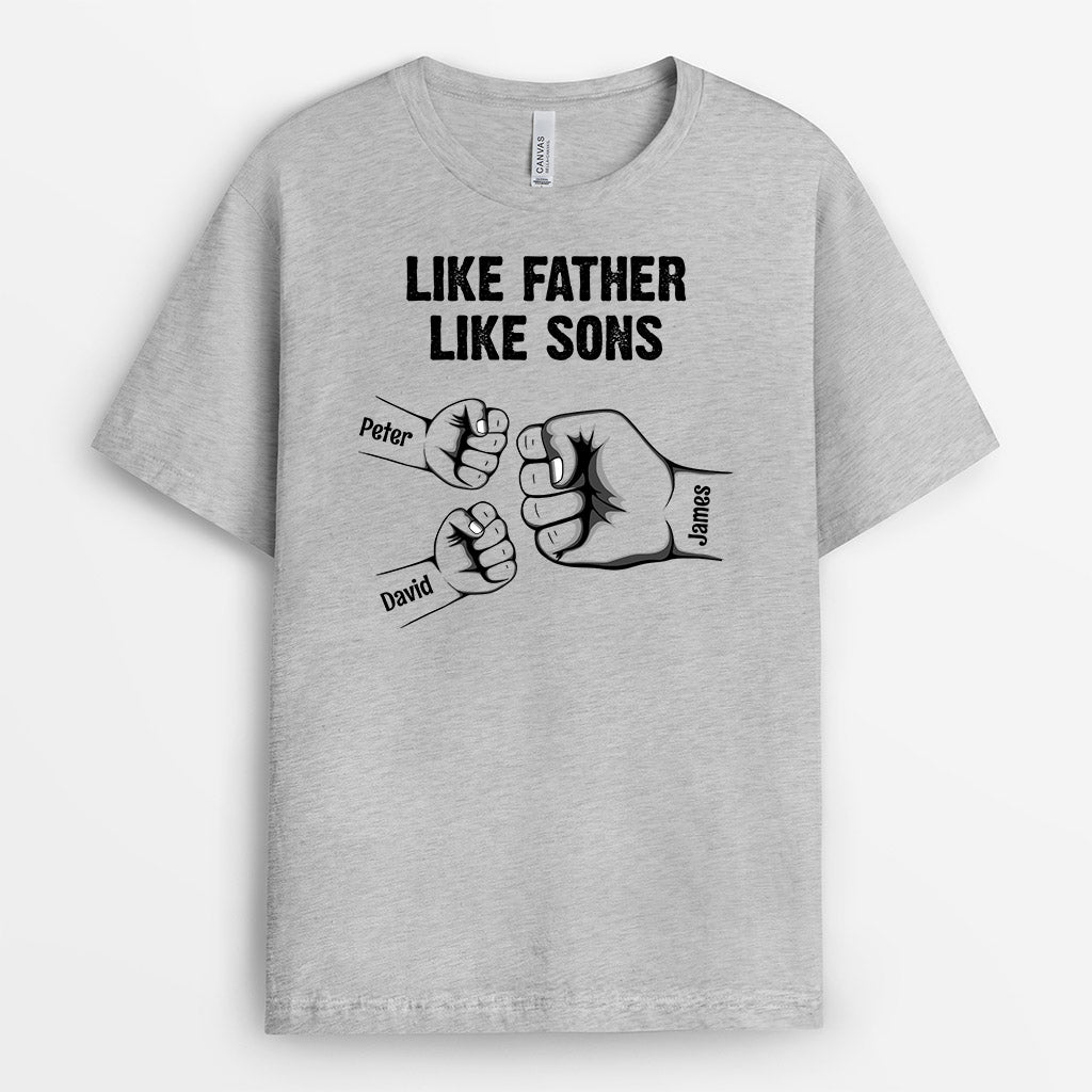 Personalized Amazing Like Father Like Sons Daughters T-shirt